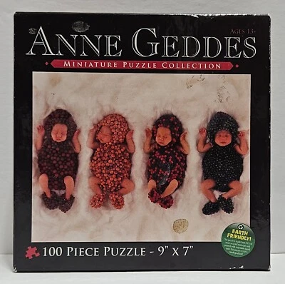 Anne Geddes Miniature Puzzle Collection 100 Pieces 2013 7700-12 - Image 1 of 4