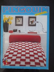 ~ PINGOUIN DECORATION Nr28~Magazine~Home Decor~Knitting & Crochet~1980's~FRANCE~ - Picture 1 of 7