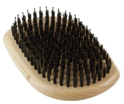 Kent Pure Flow Bristle/Nylon Mix Military Style Brush Wooden Hairbrush LPF3 - Image 1 of 2