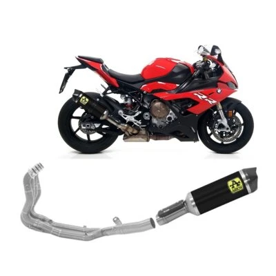 Escape Completo Arrow Allum Negro RaceT F Carbon BMW S 1000 RR 2019 > 2023 - Imagen 1 de 4