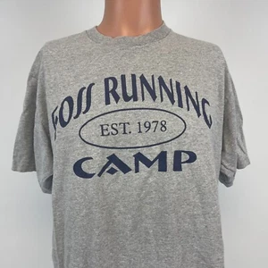 Nike Foss Running Camp Double Sided T Shirt Vtg 90s Running Cross Country M - Picture 1 of 4