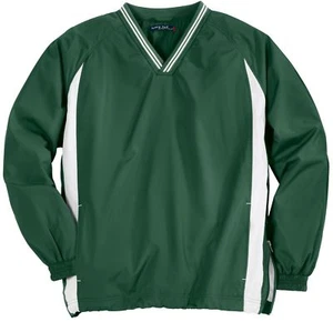 Sport Tek Mens Big & Tall V Neck Golf Pullover Windshirt Jacket NEW TJST62 - Picture 1 of 11