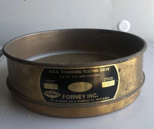 Forney No. 8; 2,37 mm/0,0937 Zoll USA Standard Prüfsieb - Bild 1 von 5