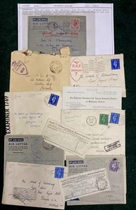 WWI & WWII Postal History lot, UK, ITALY, BELGIUM, NORWAY, DUTCH BRIGADE etc. - Picture 1 of 2
