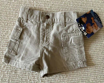 Pantalones Cortos Carga Lee Riders 24 Meses Niños Niñas Caqui Marrón Nuevos con Etiquetas Calce Infantil Foto 1 de 4