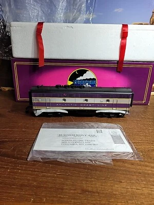 MTH Electric Trains EMD F-3 B Unit Atlantic Coast Line - Image 1 of 4