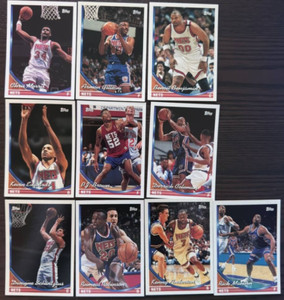Basketball cards team NETS, topps 1993-1994