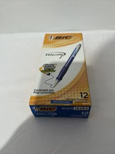 BIC Velocity Druckkugelschreiber Blaue Tinte 1 mm Mittel Dutzend VLG11BE - Bild 1 von 2