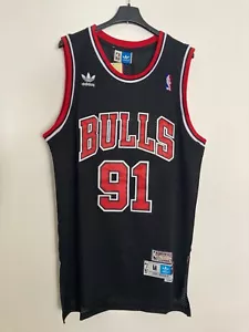 Canotta nba basket jersey maglia Dennis Rodman retro Chicago Bulls S/M/L/XL/XXL - Picture 1 of 3