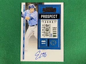 2020 Panini Contenders Prospect Ticket Autographs #2 Evan White Seattle Mariners - Imagen 1 de 1