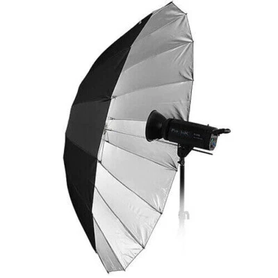 Parabolic Photography Umbrella for Photo/Video 40" Silver Reflect Translucent - Image 1 of 2