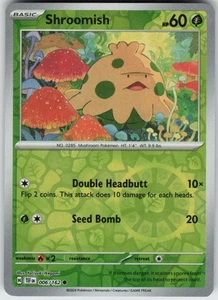 PO-01 Reverse Holo Shroomish 006/162 Common SV05: Temporal Forces - Picture 1 of 1