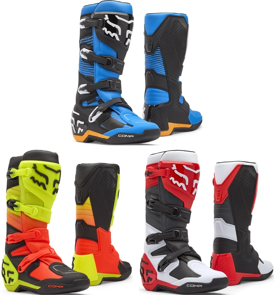 Botas Fox Racing Comp - Motocross MX Off-Road Dirt Bike ATV Enduro Dual Sport Foto 1 de 1