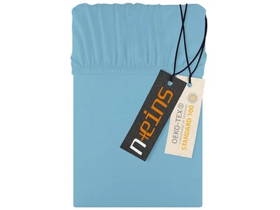 Jersey Fitted Sheet 100 Cotton - In 22 Colours - In 6 Sizes, Approx 140... - Image 1 of 4