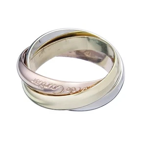 Cartier Ring TRINITY 750er Gold Tricolor - Bild 1 von 3