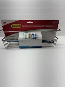 Carrito de ducha y baño 3M Command (níquel satinado) colgante sin daños nuevo - Imagen 1 de 2