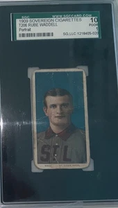 t206 Sovereign 150 Rube Waddell Portrait SGC 1 - Picture 1 of 2