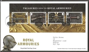GB 2025 ROYAL ARMOURIES FDC MIN SHEET WITH LEEDS CANCEL - Picture 1 of 1