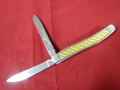 Camillus Yello - Jaket 2 Blade Pocket Knife- nice - Image 1 of 4