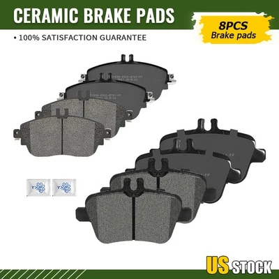 前后陶瓷制动垫套件适用于梅赛德斯-奔驰 B250e CLA250 GLA250 QX30 — 第 1/4 张图片