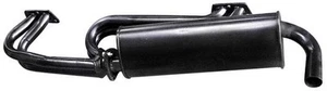 Exhaust, SQP T2/4 1.7-2.0,EMPI, Black Tailpipe VW T2 Bay AC2513439 Good Quality - Picture 1 of 1