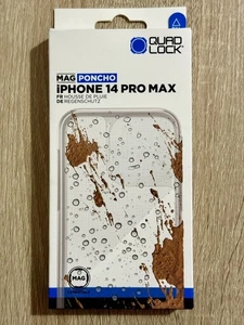 Quad Lock MAG Poncho iPhone 14 Pro Max Rain & Mud Protection MagSafe Compatible - Picture 1 of 2
