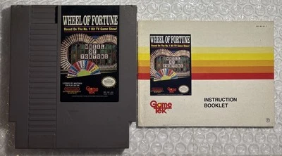 Wheel Of Fortune Cartridge W/ Manual- NINTENDO NES- TESTED - Image 1 of 4
