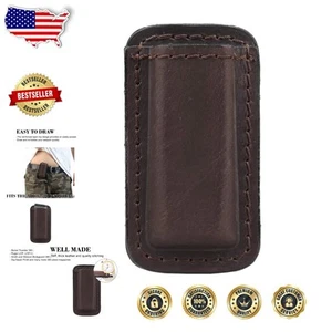 Soporte de cargador de cuero oculto para pila simple/doble - se adapta a varias armas - Imagen 1 de 10