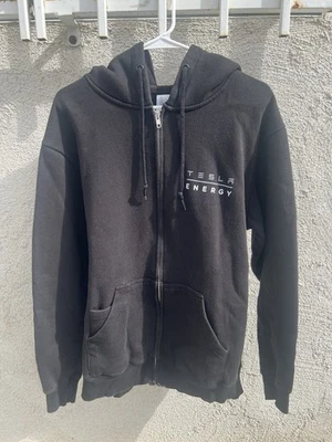 Sudadera con capucha y cremallera Tesla Energy talla grande Foto 1 de 4