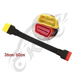 Cable de extensión OBD de lanzamiento de 60 cm X431 OBD2 principal extendido 16 pines macho a hembra - Imagen 1 de 7