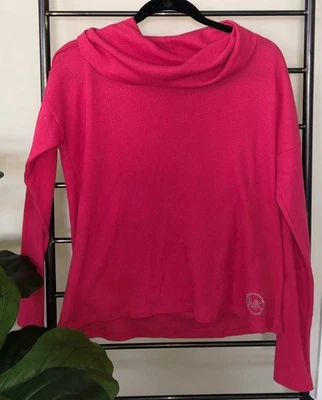 Michael Kors 深粉色高领毛衣上衣,小号 全新 — 第 1/2 张图片