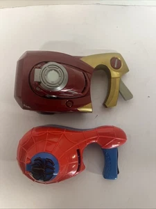 Iron Man und Spiderman Handheld Disk Shooter. Ohne Festplatten - Bild 1 von 2