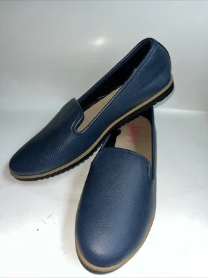 Новые женские балетки Jellypop темно-синие кожаные (искусственные) размер 8 - Изображение 1 из 3