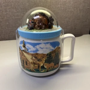 Gewaltz Berge Kugel Becher Souvenir 3D Kuppeltasse - Bild 1 von 6