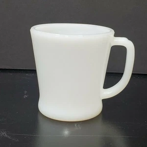 Taza de vidrio de leche blanca Fire King vintage años 40 - Imagen 1 de 10
