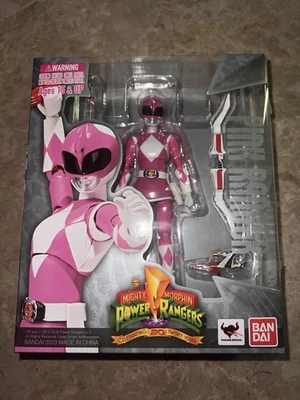 Mighty Morphin Power Rangers Pink Ranger Bandai S.H. Figuarts caja abierta 20th Foto 1 de 2
