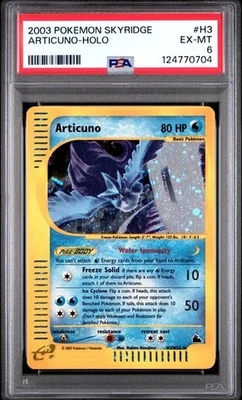 ARTICUNO 2003 POKEMON E-CARD SERIES SKYRIDGE RARE HOLO H3 PSA 6 (NEW CERT) - Image 1 of 2