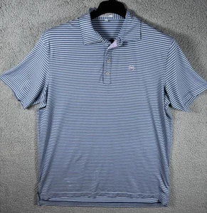 Peter Millar Sommer Komfort Poloshirt Herren Large gestreift Stretch Golf - Bild 1 von 7