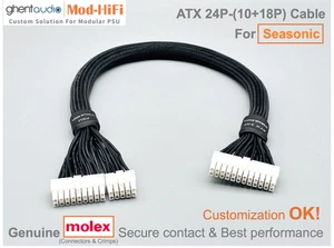 ⚡️ATX 24-Pin Cable for Seasonic FOCUS GX ATX3.1 GX850 GX1000 - 📏60cm / 24 inch - Picture 1 of 6