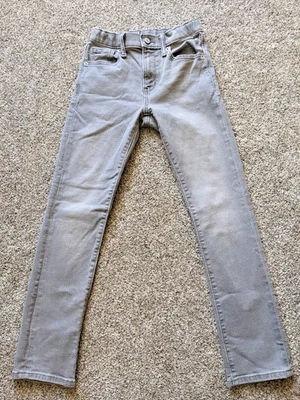 Old Navy Jeans Boys Size 12 Karate Slim 360 Stretch Adjustable Gray Wash - Image 1 of 4