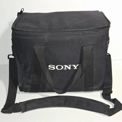 Sony Handycam Camcorder Camera Bag Black OEM Official w/Shoulder Strap and Inner - Image 1 of 4
