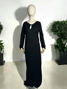 Oyuna Women’s 100% Cashmere Black Long Jumpsuit, Size S Minimalist Design Luxury - Picture 1 of 14