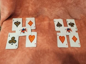 HALLMARK BRIDGE PLAYING CARDS FLOWER FESTIVAL DOUBLE DECK COMPLETE W/JOKERS - Picture 1 of 4