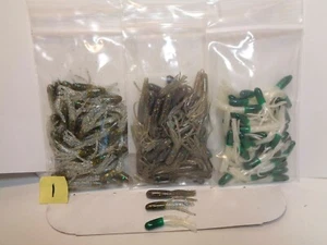 Tubos de crappie a granel de 1 1/2", surtido de 3 colores #2, 150 unidades (otros nuevos) - Imagen 1 de 7