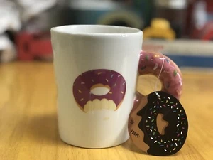 Sip of Art Keramiktasse - Pink & Bite Donut Griff 12oz - Bild 1 von 4