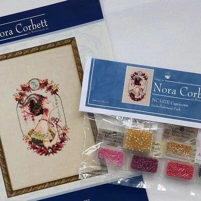 摩羯座生肖串珠十字绣图和装饰包 Nora Corbett — 第 1/4 张图片