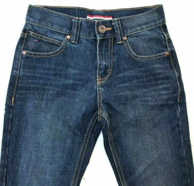 Tommy Hilfiger 'REBEL SKINNY' Indigo Blue Jeans Size Girls 14 Womens W25 L28 AU7 - Image 1 of 4