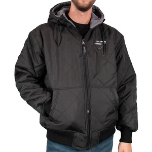 Freeze Defense Mens Fleece Lined Quilted Winter Jacket Coat - Picture 1 of 27