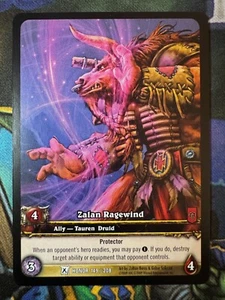 World of Warcraft TCG Honor 149/208 Extended Art Zalan Ragewind - Picture 1 of 1
