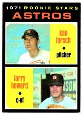 Ken Forsch / Larry Howard RC # 102 1971 Topps (ex) Houston Astros